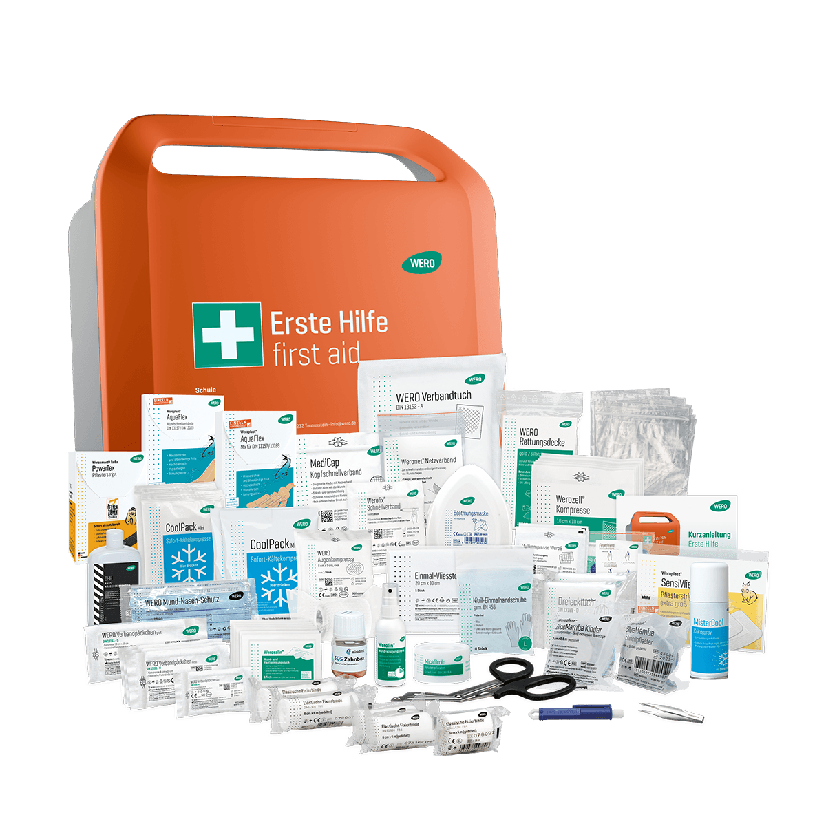 WERO Smart Case® - Erste-Hilfe-Koffer DIN 13157 - Schule
