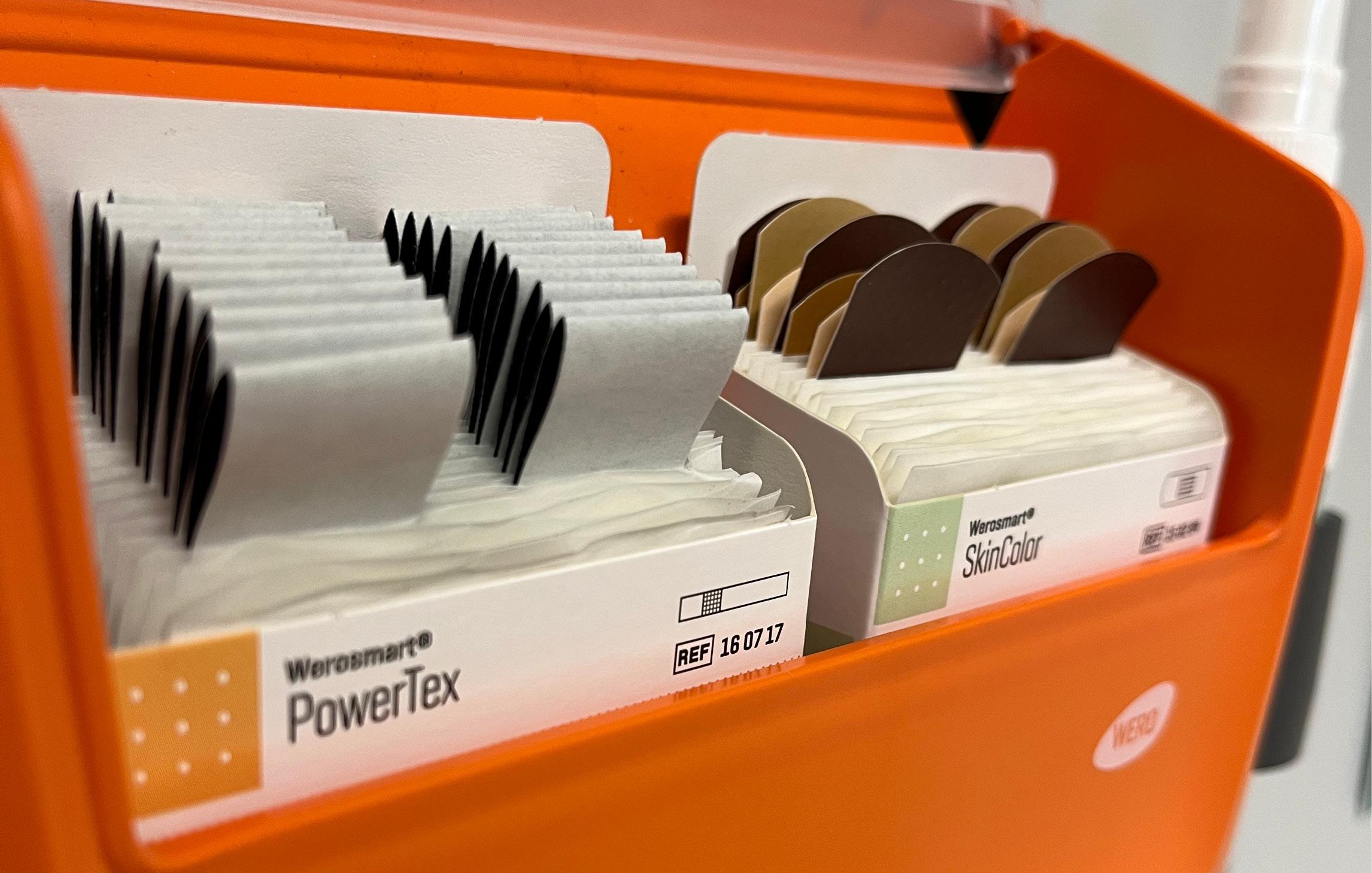 Abbildung der WERO Smart Box mit Pflasterstrips